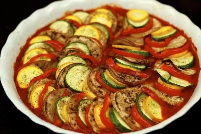 ratatouille valmistamine Dukani dieedi jaoks